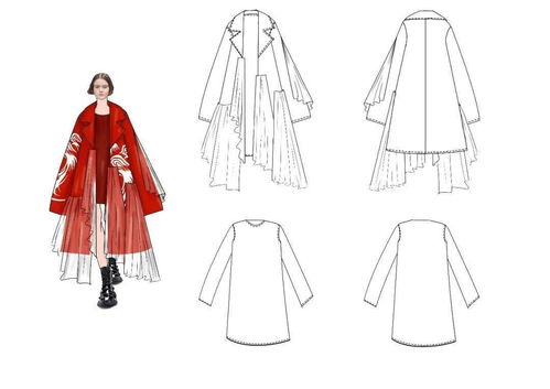 破繭成蝶 2021 i原創(chuàng)服裝設(shè)計(jì)新勢(shì)力大賽入圍作品效果圖全案賞析